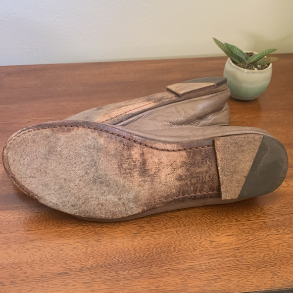 Frye Leather Round Toe Ballet Flats - Picture 5 of 5